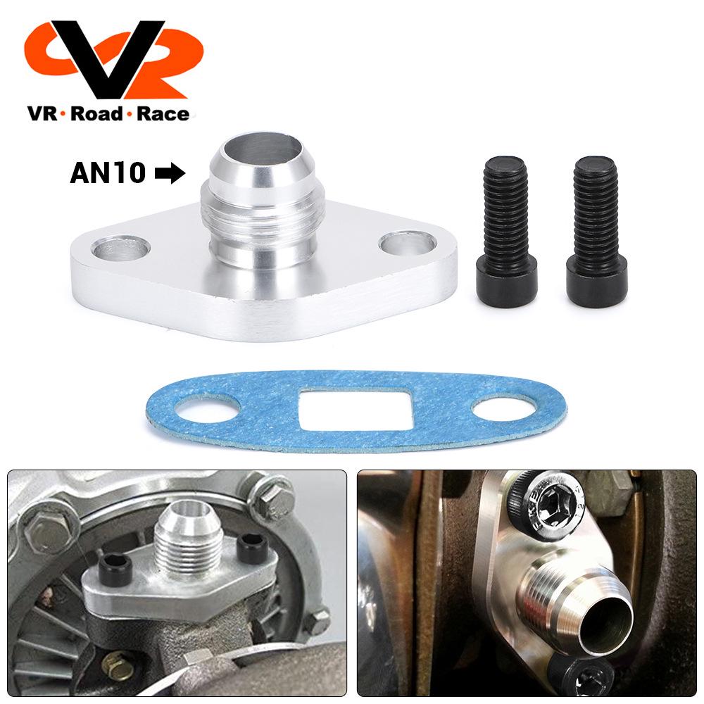 AN10 Turbocharger Oil Pipe Flange Adapter for 1JZ/2JZ Auto Parts