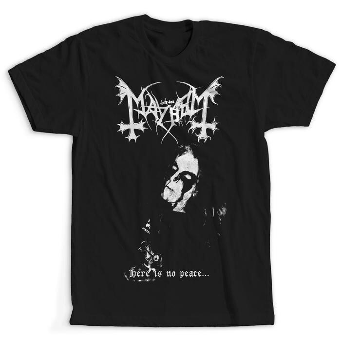 

MAYHEM HERE IS NO PEACE Cotton Black For Men T Shirt S5XL AG416 Unisex T-Shirt XXXL
