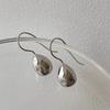 French Niche Simple Hollow Water Drop Shaped Ear Hook Femininity Personality Fashion Cold Wind Versatile Ear Jewelry