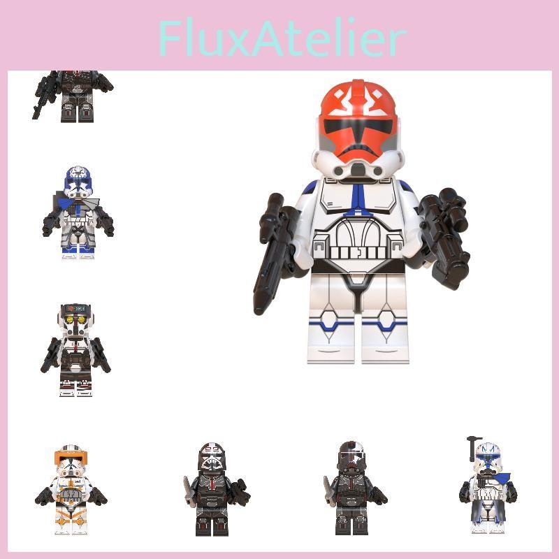 Blocks 8pcs Building Minifigure Clone Ahsoka Troopers Figure Fans Gift