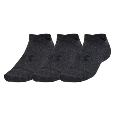 Under Armour Ankle Socks Unisex 3 Pack Black 1382623-001