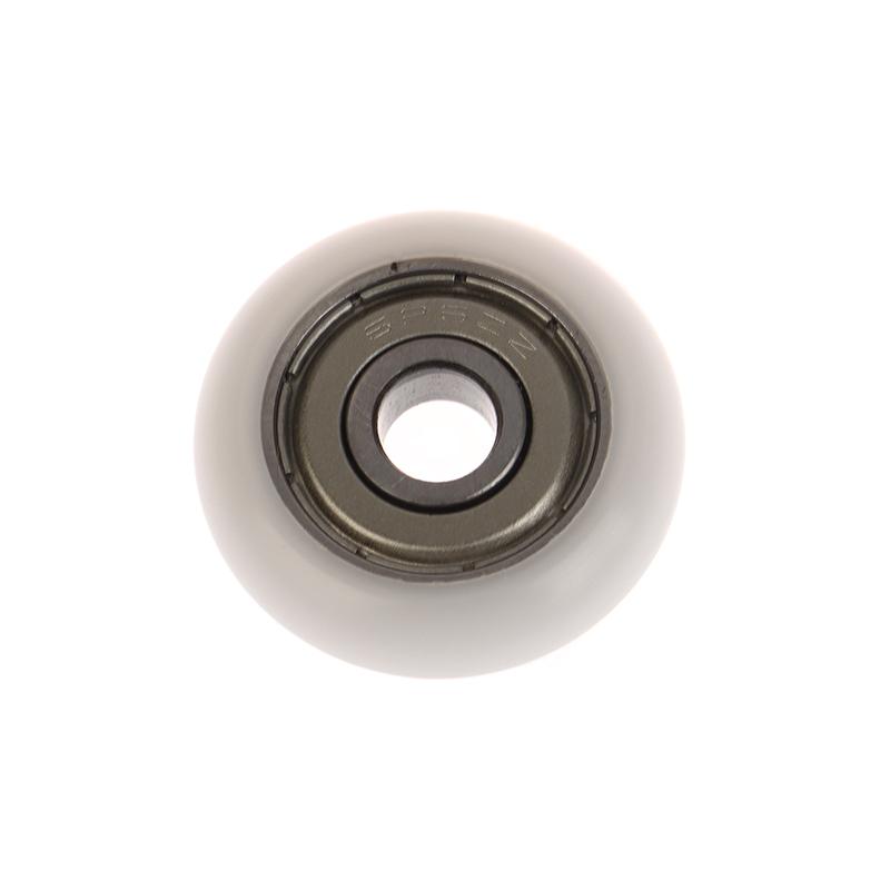 2 stk 6*25*7Mm Sfærisk overflate Gummibelagt Lagerhjul Pom Innpakket Lagerhjul Plastlagerhjul Møbelbeslag
