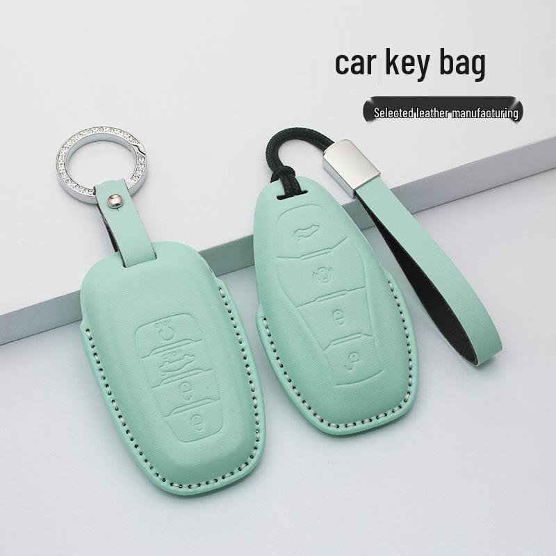 Key Cover and Buckle for Hongqi: HS5, H5, H9, HS7, H6, HS3, HQ9, and EH7 Models