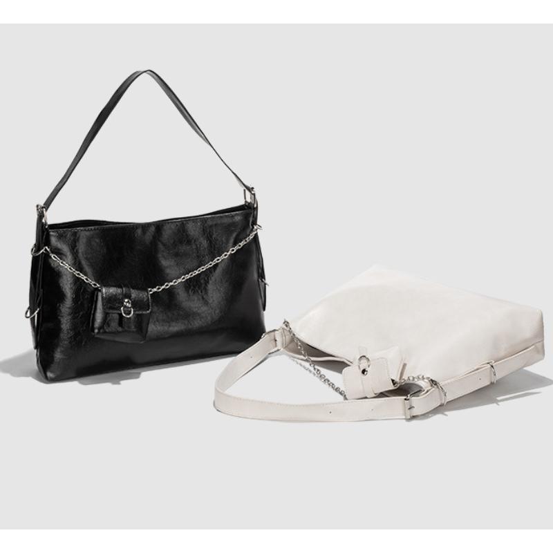 Modische Schultertaschen aus weichem PU-Leder mit Geldbörse, lässige Unterarmtaschen mit großem Fassungsvermögen, tragbare Damen-Tragetaschen, Pendler-Handtaschen