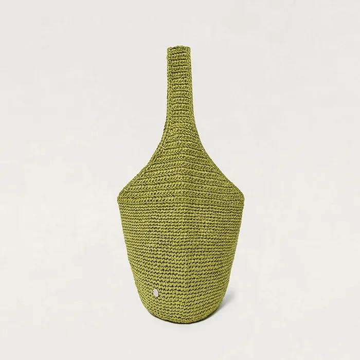 Handmade Net Row Bag - KHAKI