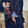 Leather Dumpling Bag Glasses Necklace – Women's Sunglasses Holder Pendant