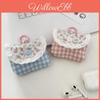 Earphone Case With Lace For Apple Wireless Earbuds Soft Cover For Travel And Storage