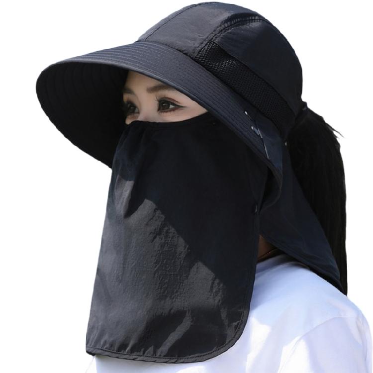 Wide Brims Sun Hat Sun Protective Face Covers Hat for Women Fishing Cycling