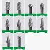 Hex Shank Alloy Steel Double Flute Milling Cutter for Woodworking: Carving, Enlarging Holes, Grooving, Grinding