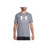 Under Armour Rundhals Schnelltrocknend Logo Kurzarm T-Shirt Herren T-Shirts Grau 1382911-036