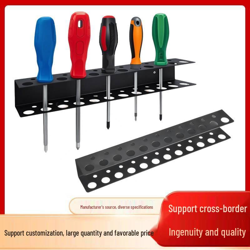 

Wall-Mounted Multi-Functional Screwdriver Storage Rack чорний