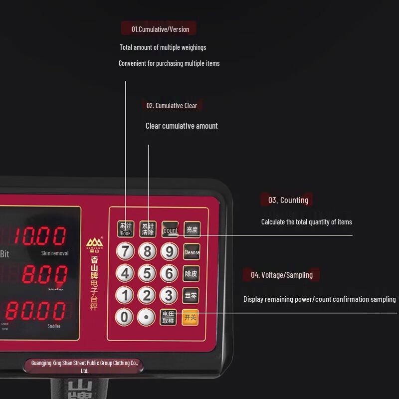 High-Precision Digital Platform Scale (CN Version)