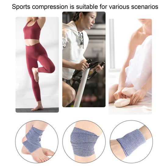 Ice Bandage Roll Sport Pressurized Self-Cut Length Breathable Microporous Design Sport Cold Compression Bandage