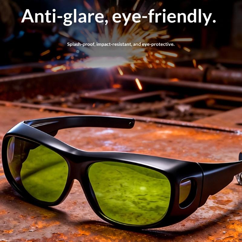 Ergonomic Welding Goggles Protective Eyewears Providing Clarity Full Spectrum Radiation Defense For Industrial Tasks