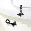 Copper Black Butterfly Y2K Style Original Pendants Bracelet Charms Jewelry Party Beads Diy Gifts Accessory