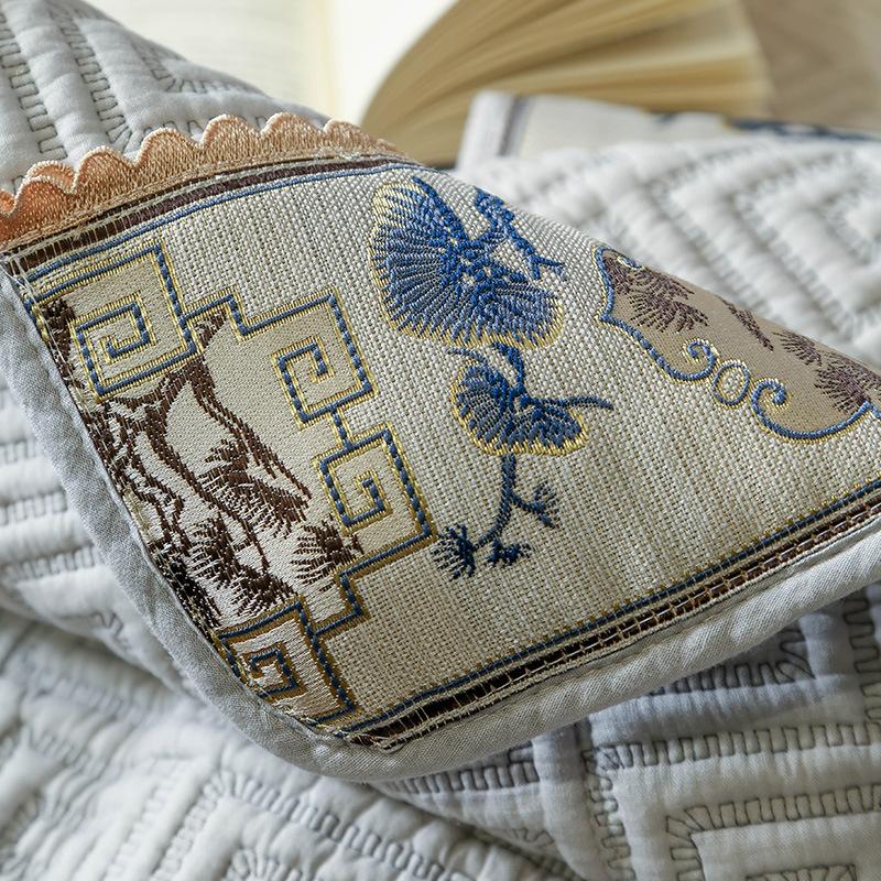 Neu Chinesische Vier Jahreszeiten Universal Baumwolle Sofa Kissen Stoff Rutschfeste Massivholz Palisander Sofa Sitzkissen