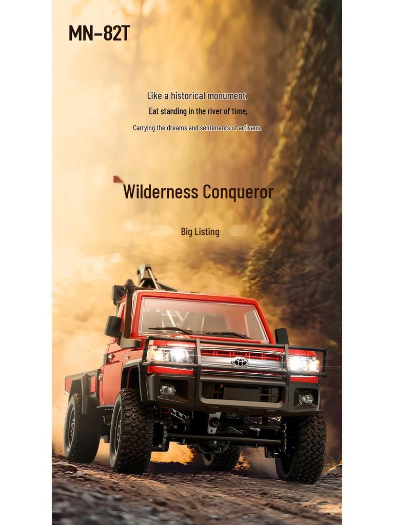 1:12 MN-82T RC 4WD Climbing Car – Full-Scale Remote Control Toy