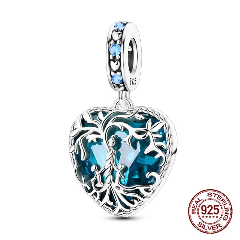 Copper Tree Of Life Family Forever Charms Beads Fit Original Bracelet Diy Jewelry Pendants Dangle Gift For Woman