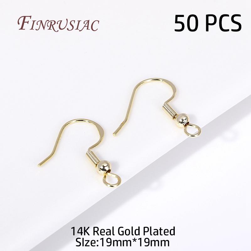 18K Gold Plated Earring Settings Jewelry Findings,Earring Hoops Ear wire/Earring Stopper Nuts/DIY Earring Making Supplies