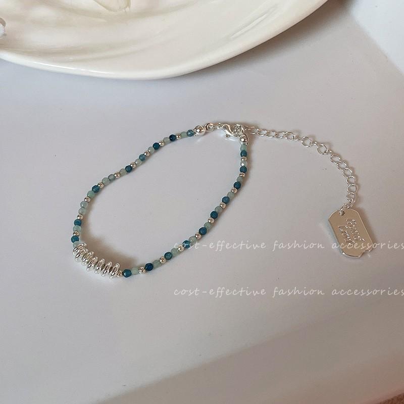 Dopamine-colored spring and summer woven bracelet female BFF hand string niche design all kinds of high-grade personalized jewelry
