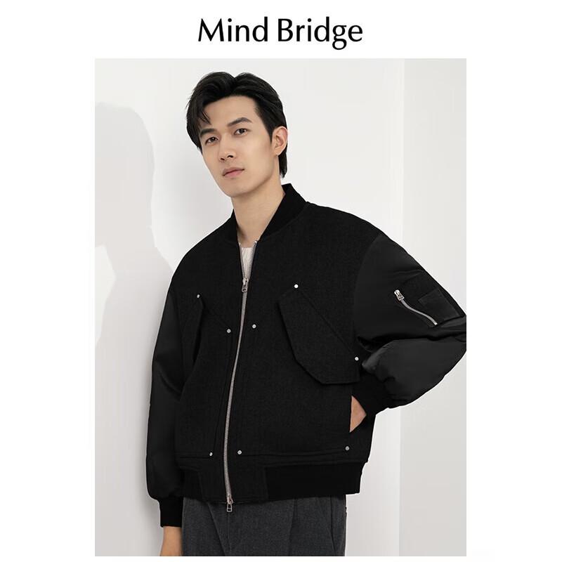 

Mind Bridge Men s Lightweight Bomber Jacket M