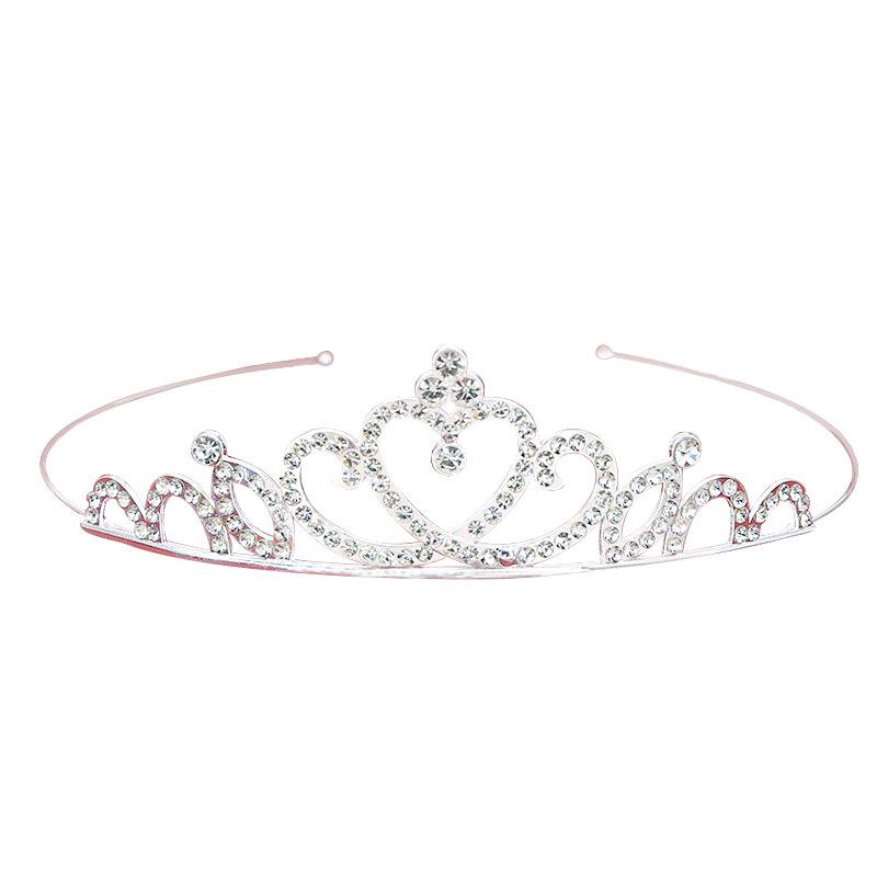 Bridal jewelry children's hairband headband alloy birthday party crown flowers dress up hair accessories princess crown