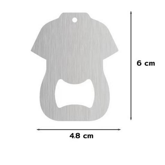 Stainless Steel Multi-Functional Bottle Opener Screwdriver Keychain Pendant