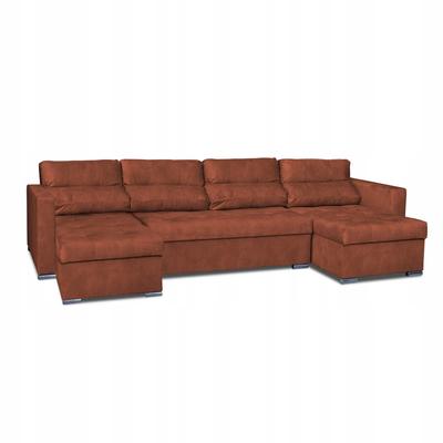 Corner Sofa Varius BIG Extendable F Sleeping Containers Family Furniture Brown