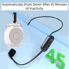 Long Range Headset Microphone 2 in 1 Microphone System Mic Wireless Microphone  Meeting