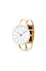 ARNE JACOBSEN BANKERS 53113-1419 30mm Watch, Nordic Design, Water Resistant (Quiet Design with No Second Hand), White Gold Bangle Strap