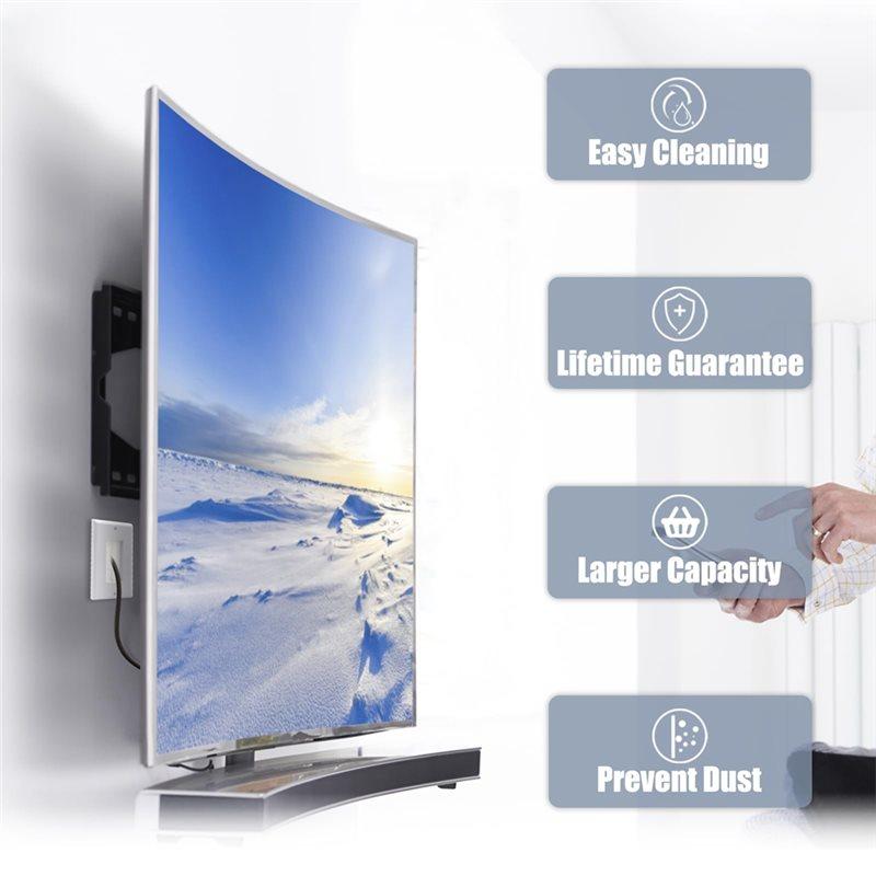 ABWR-Mounting Bracket Included 10PCS Brush Wall Plate Cable Pass Through Insert Single Gang For Low Voltage Cables Wall Cover