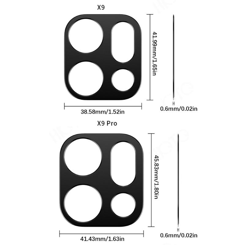 Strong Aluminum Phone Lens Cover Frosted Texture Not Fingerprints Coating Easy Carry Defense for Phone FindX9 Use