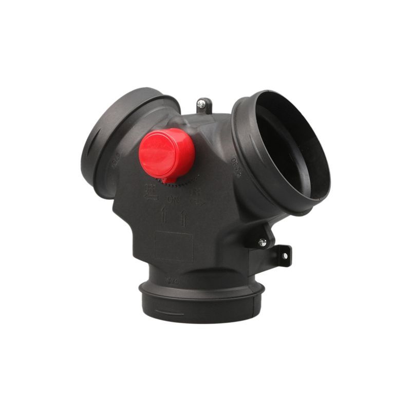 90MM To 75MM Valve Flap Adjustable Air Heater Vent Ducting T Branch Splitter Pipe Joiner Connector For Car Truck Campers