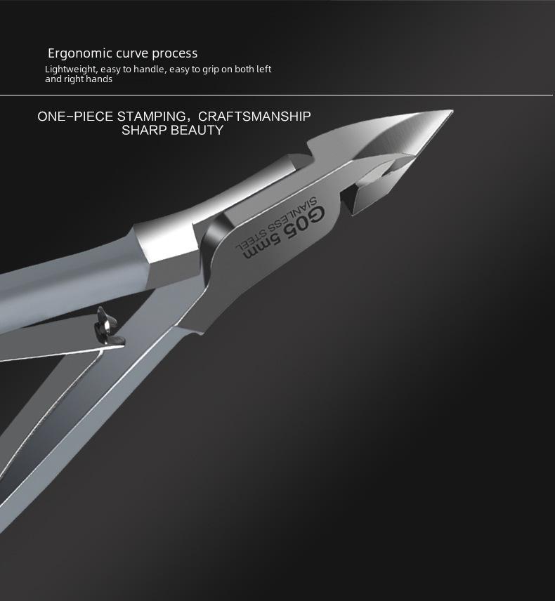 Ukrainisch-Russische Mattierte Edelstahl-Nagelhautzange und Professionelle Spitzschere