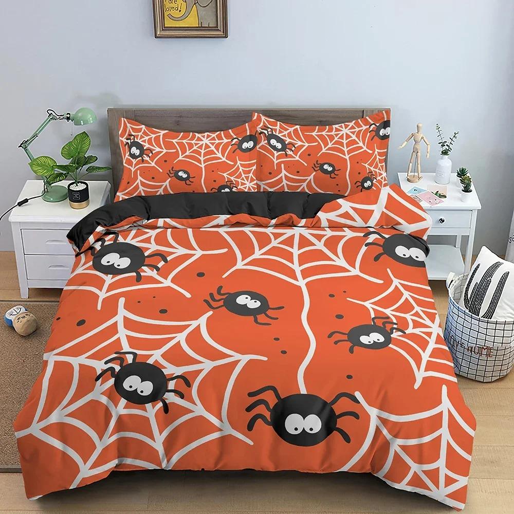 3D Print Bedding Set Halloween Pattern Duvet Cover Comforter Covers Single Twin King Size Quilt Cover With Pillowcase