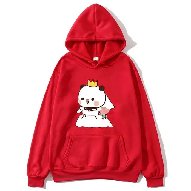 Marriage Bubu Dudu Panda Baby Bears Hoodies Women Couple Sweatshirts Kawaii Girl Boy Clothing Y2k Pullover Unisex