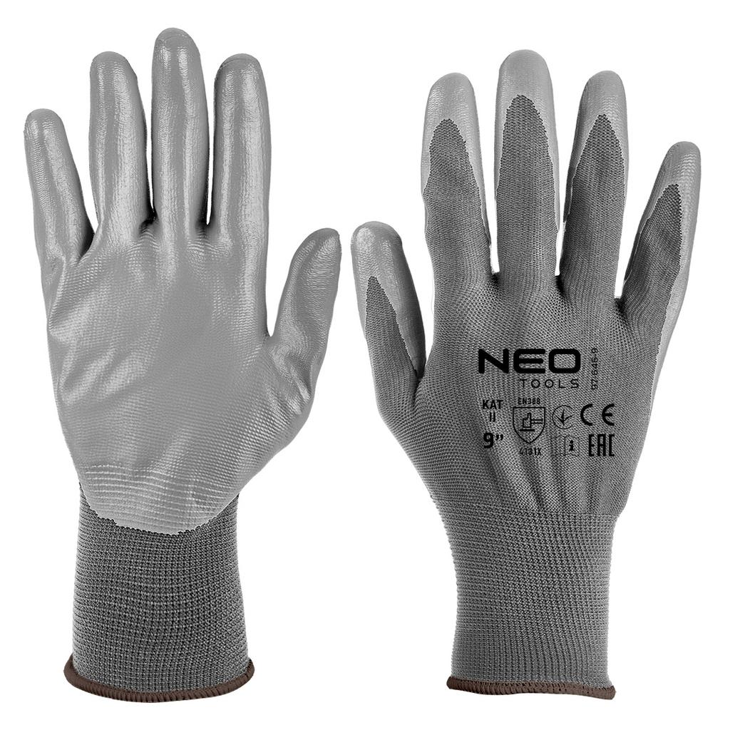 PU-coated polyester work gloves, 4131X, size 9