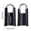 Heavy Duty Combination Padlock Waterproofs 4 Digit Padlocks Outdoor Safely Code Lock Weatherproof Gym Locker Lock