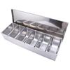 Multifunction Stainless Steel Seasoning Box Restaurant Chef Seasoning Box With Lid Storage Box Household Seasoning Tank