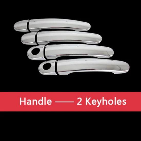 for TOYOTA Corolla 10 E140 E150 (2006-2013) Luxurious Chrome Door Handle Car Covers Accessories Car Stickers Car Styling