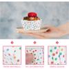 100 Pcs Plastic Cups with Lid Birthday Dessert Disposable Bowl Desserts Containers Party Supplies Paper Bowls Cake Wrapping