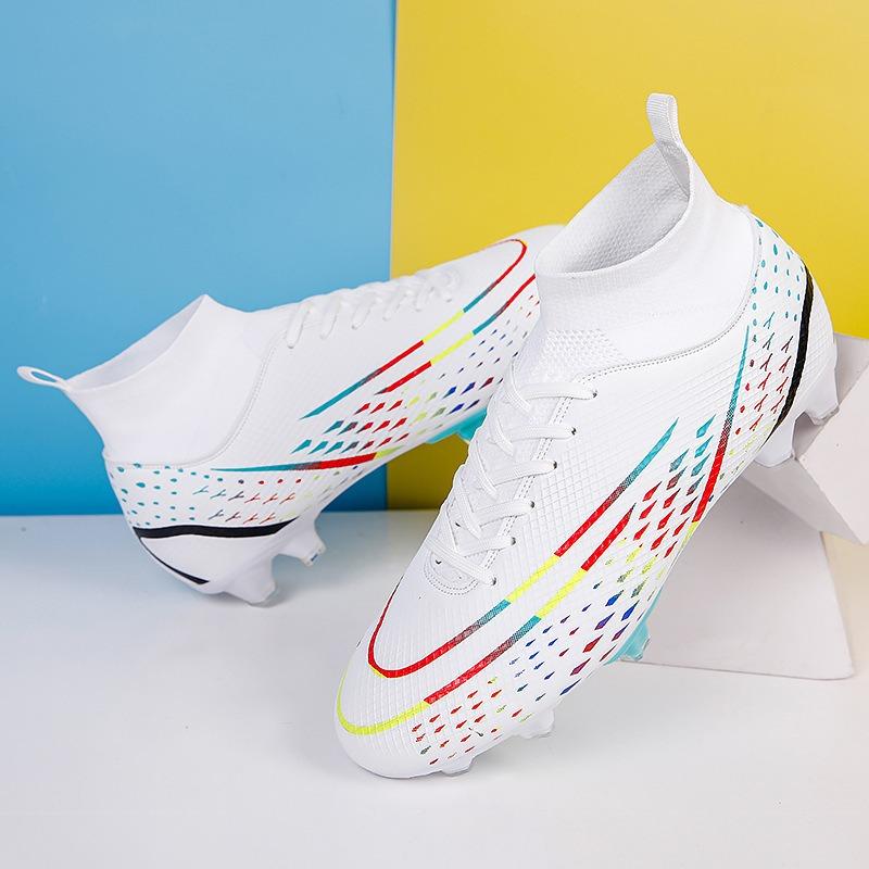 High-top mandarin duck football shoes men's long nail broken nail football shoes women's century cup sports football shoes