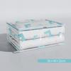 Quilt Storage Bag Large Capacity Three-Dimensional Dustproof Waterproof Clear Clothes Organizer Household Printed Quilt Bag