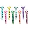 Pack Of 10 Sparkling Rhinestones Bowknot Keychains Cheerleader Accessories Sports Ornaments for Bags Backpacks Gifts