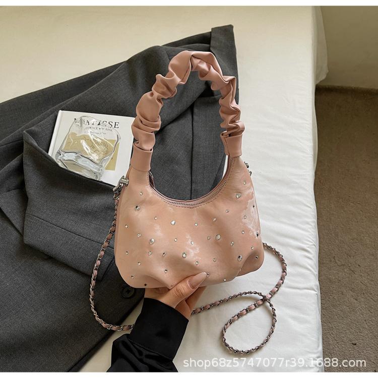 Premium Texture Portable Cloud Bag 2025 Summer New Niche Foreign Style Shoulder Bag Trendy Fashion Commuter Messenger Bag