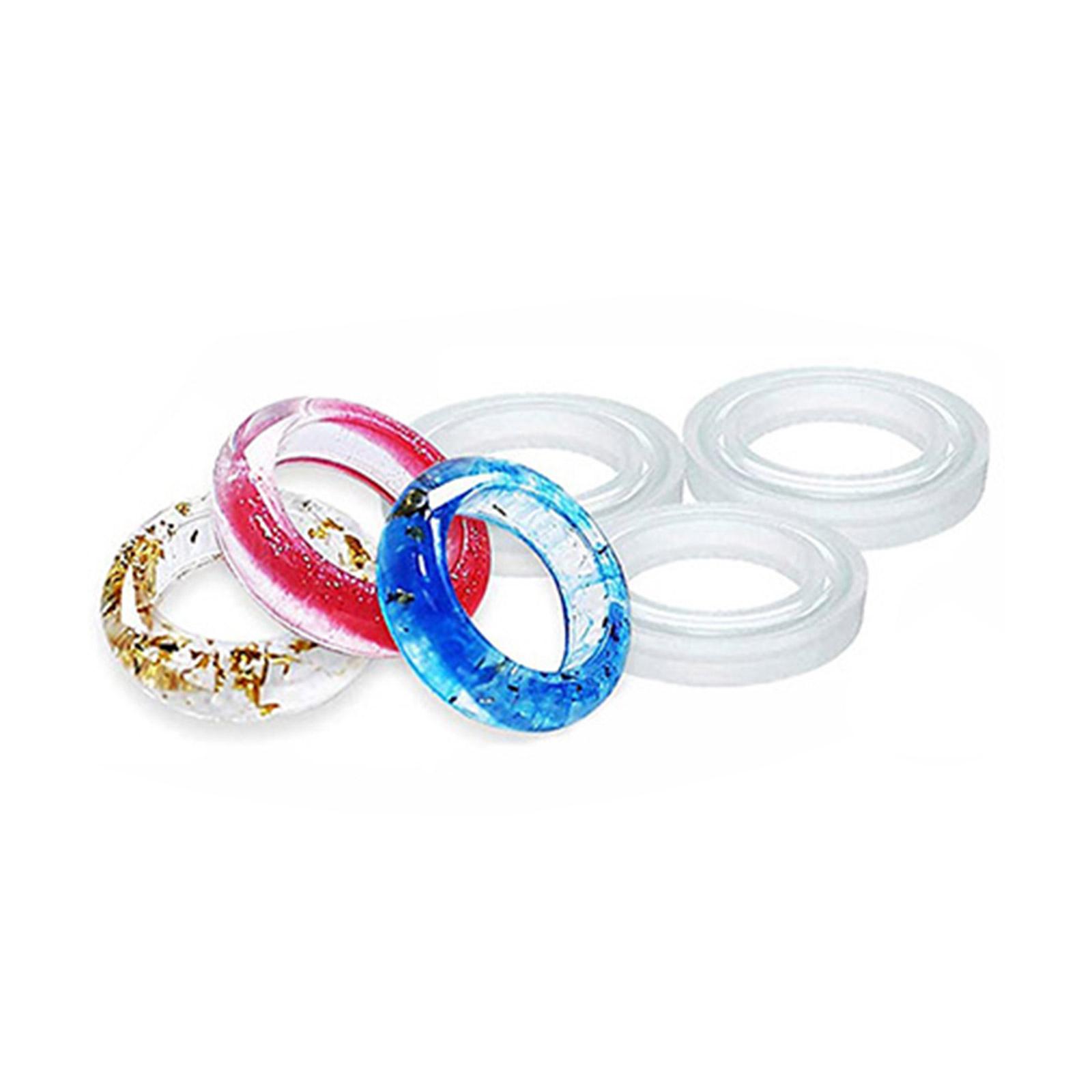 3x Ring Casting Mold Resin Casting Circle Jewelry Molds DIY Craft Ring Making
