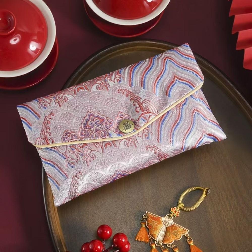 Chinese Style New Year Red Envelope Traditional Red Packet Hongbao Lucky Money Bag Party Gifts
