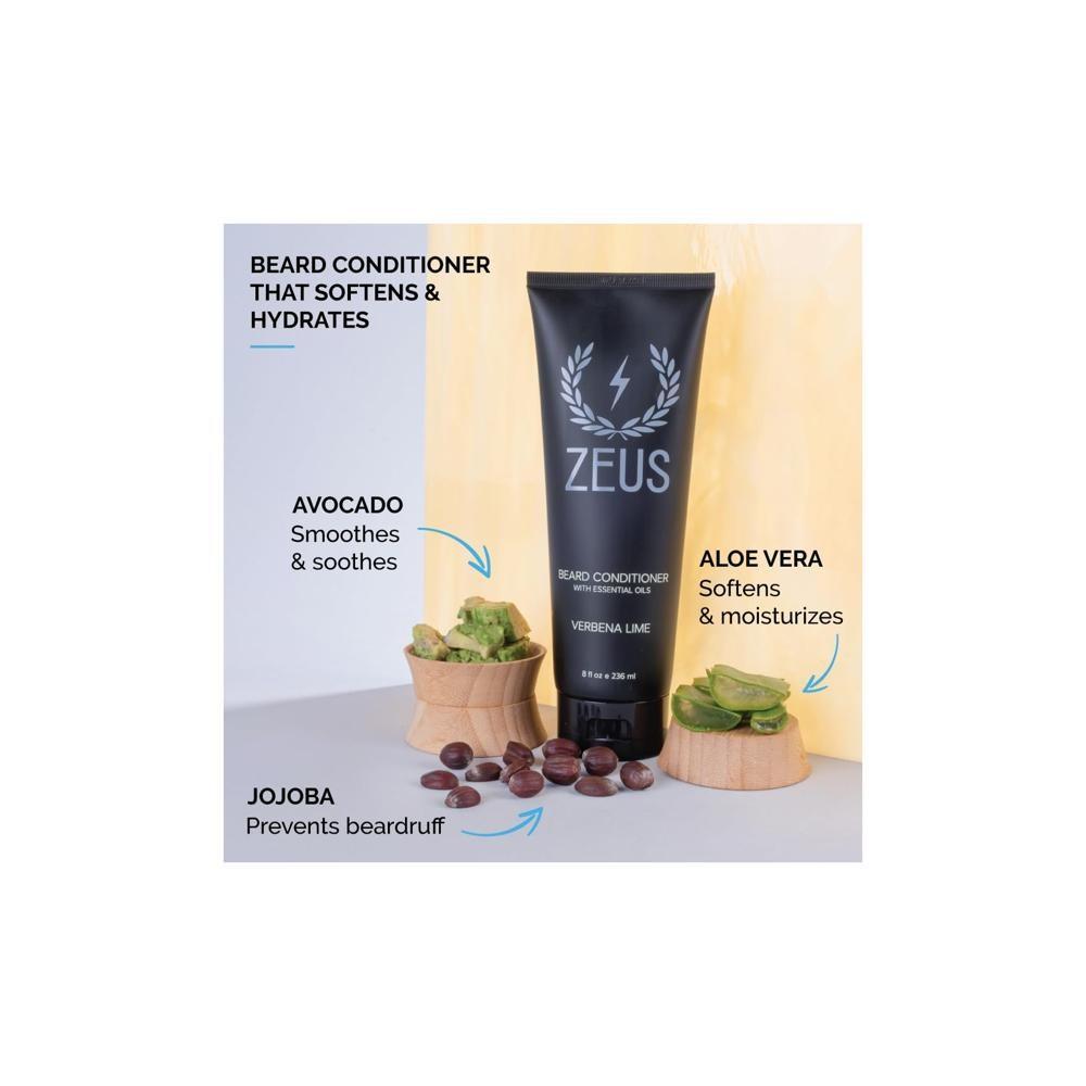 ZEUS Beard Shampoo & Beard Conditioner Set Beard Care+, 1 Pc, 236ml