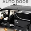 Large Scale 1:18 Alphard Car Model Toy Automatic Door Diecast Metal Sound Light Business Vehicles Decoration for Kids Gifts
