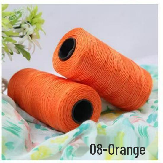 Ice Silk Three-Strand Yarn for Crochet Bags, Hats, Seat Cushions, Bottle Sleeves, and Slippers